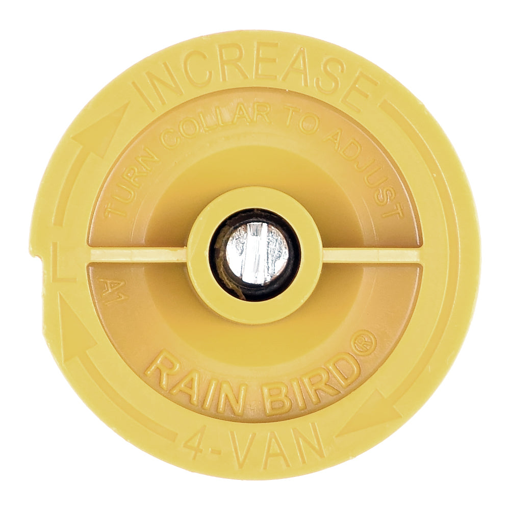 4VAN – Einstellbare Sprühdüse (gelb), 0,9–1,2 m Wurfweite