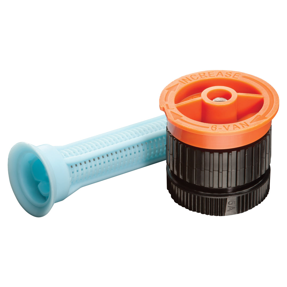 6VAN – Einstellbare Sprühdüse (orange), 1,2–1,8 m