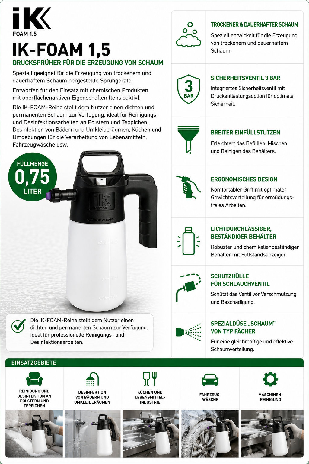 IK, Handspritze "IK-FOAM 1,5" (1 L)