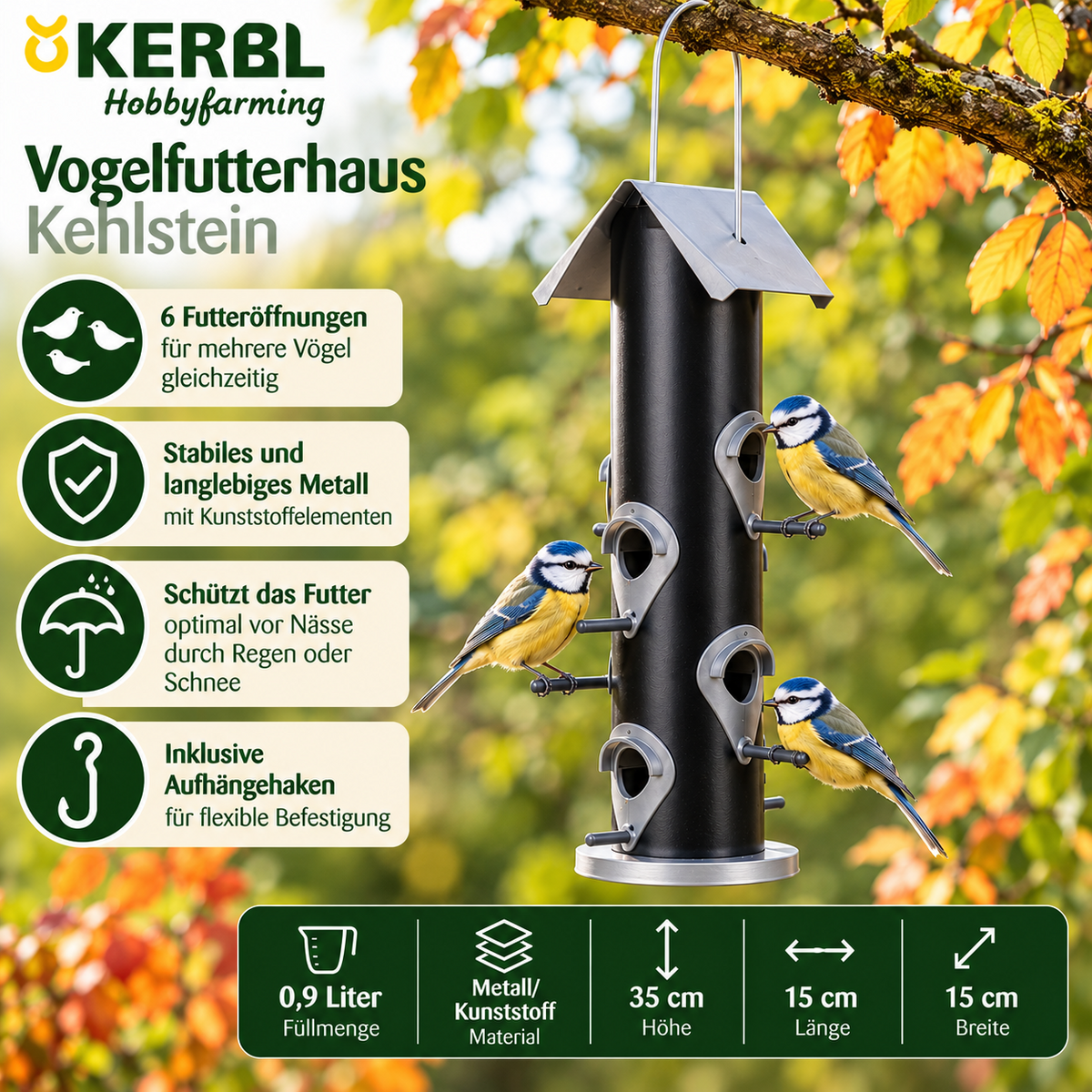 Kerbl Vogelfutterhaus Kehlstein
