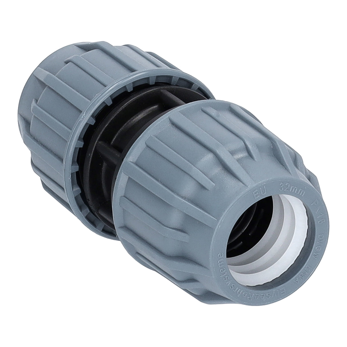 PP-Kupplung für PE-Rohre (20 mm bis 63 mm)