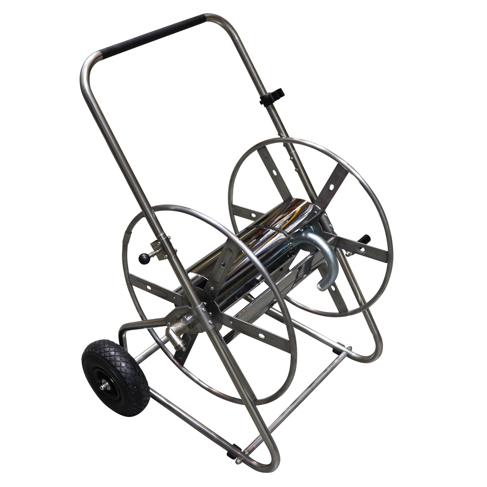 Aurexis Edelstahl Schauchwagen 1" Anschluss