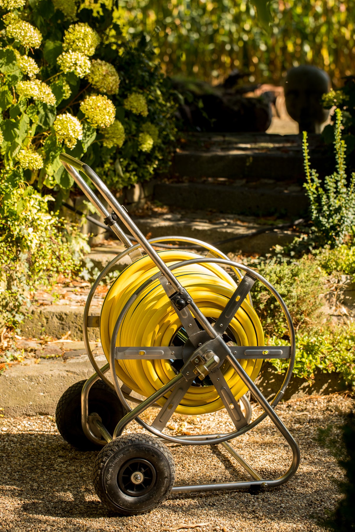 Aurexis Edelstahl Schauchwagen 1" Anschluss