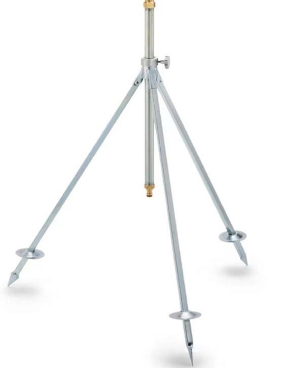 Dreibein-Stativ (Teleskop) 3/4" AG, mit MS-Muffe, Click-Stecker