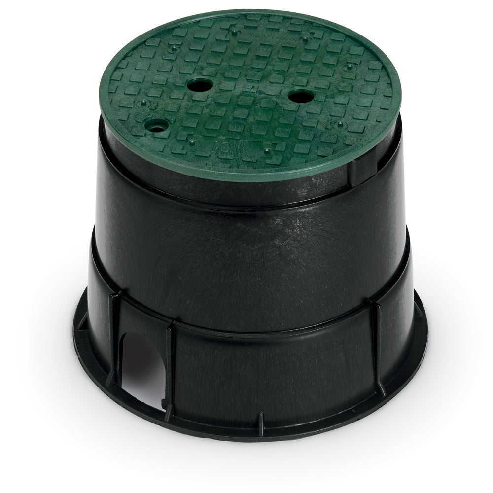 VB10RNDH – Runder Ventilkasten mit grünem Deckel
