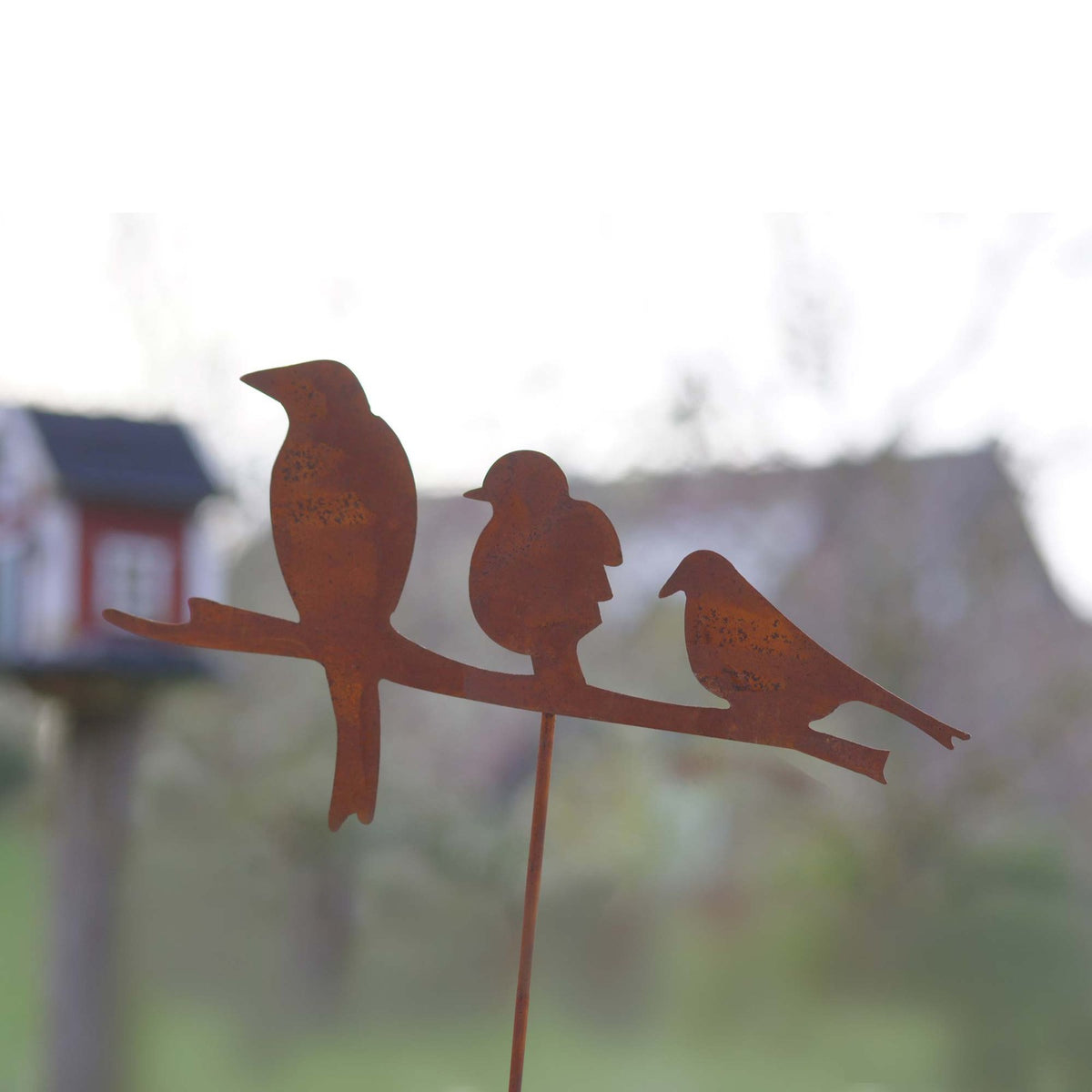 Aurexis Dekostecker Rostoptik 3 Vögel