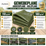 Aurexis Garten-Abdeckplane grün