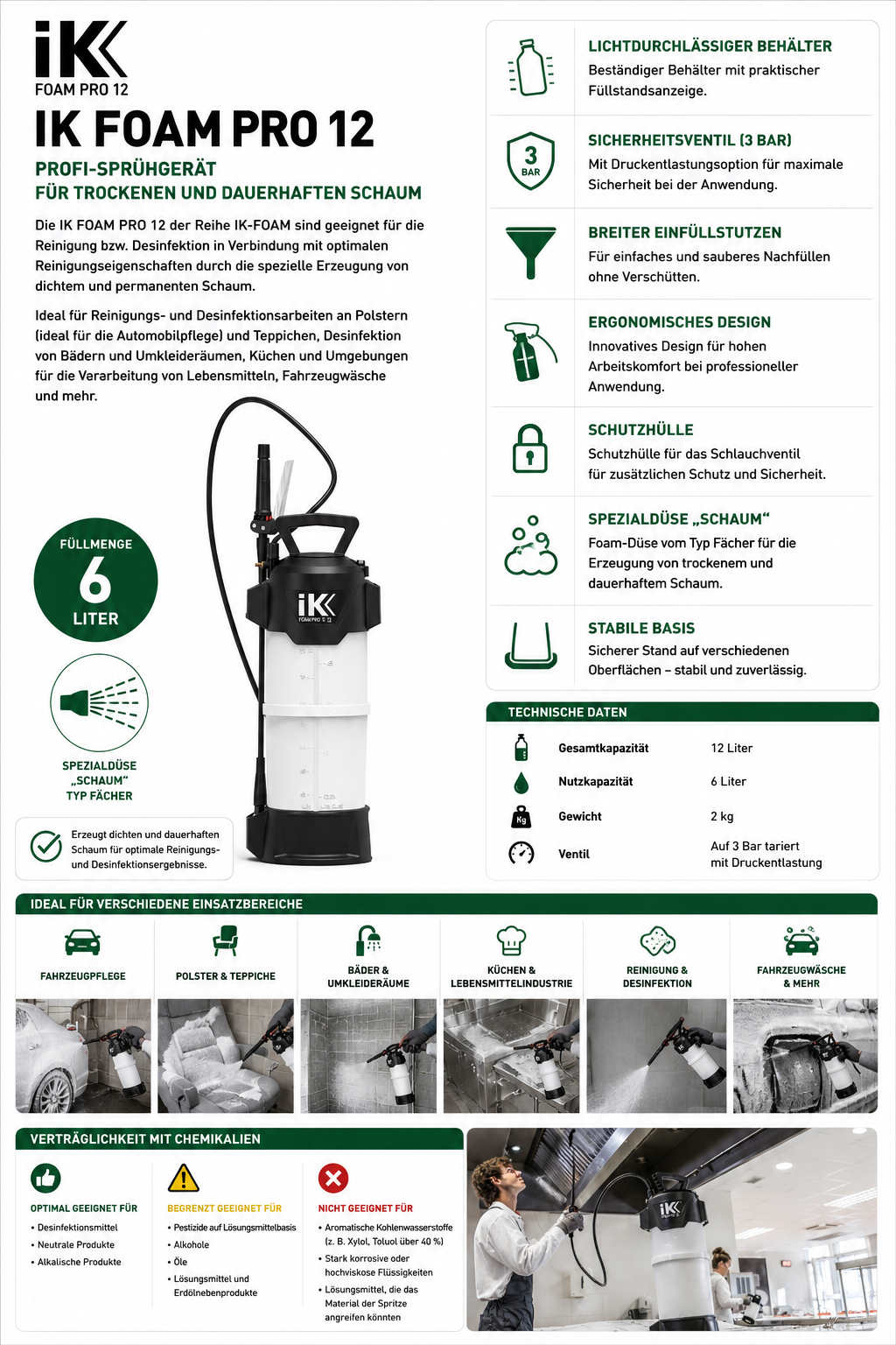 IK, Handspritze IK-FOAM PRO 12 (6l)
