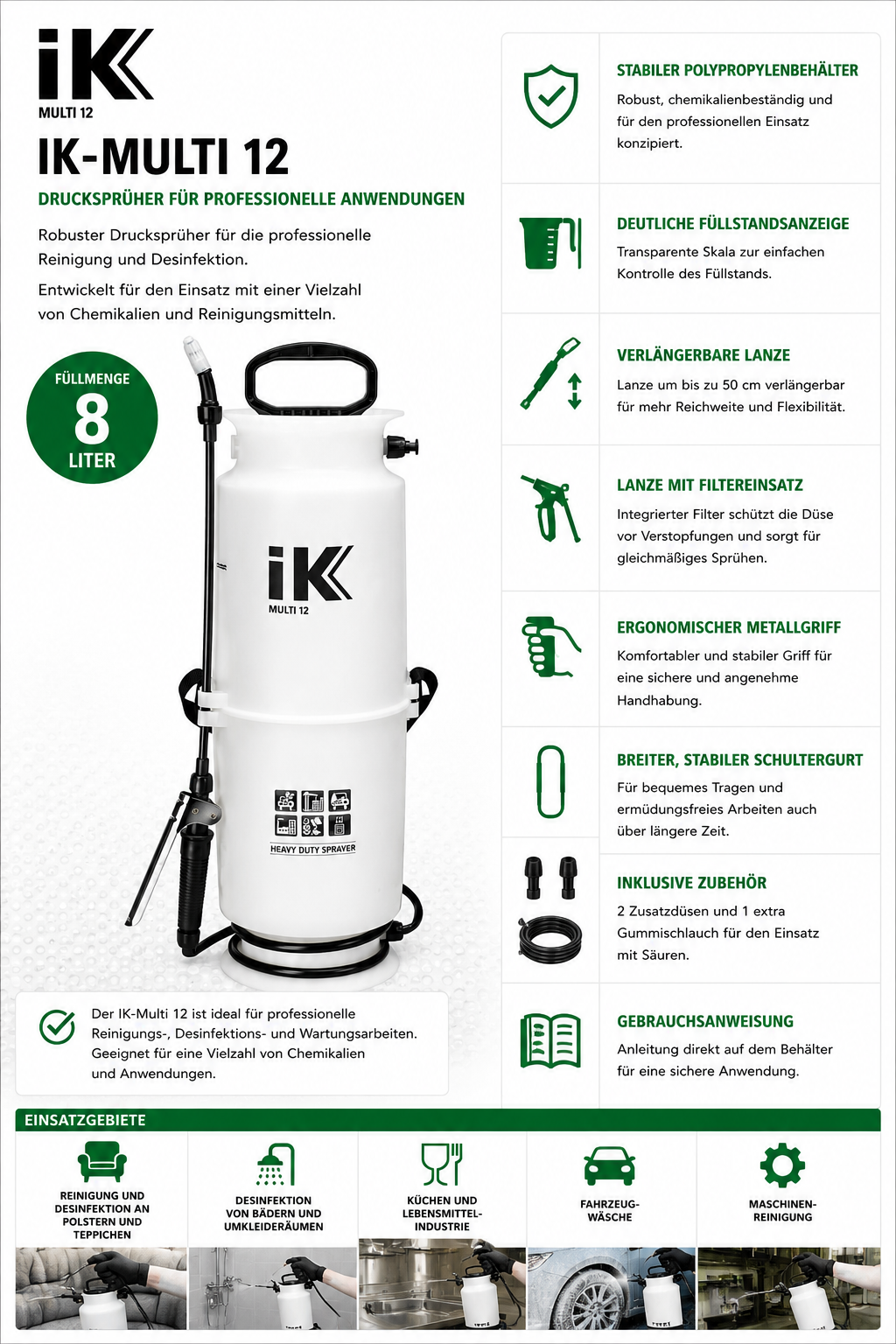 IK Handspritze Multi 12 (8 L)