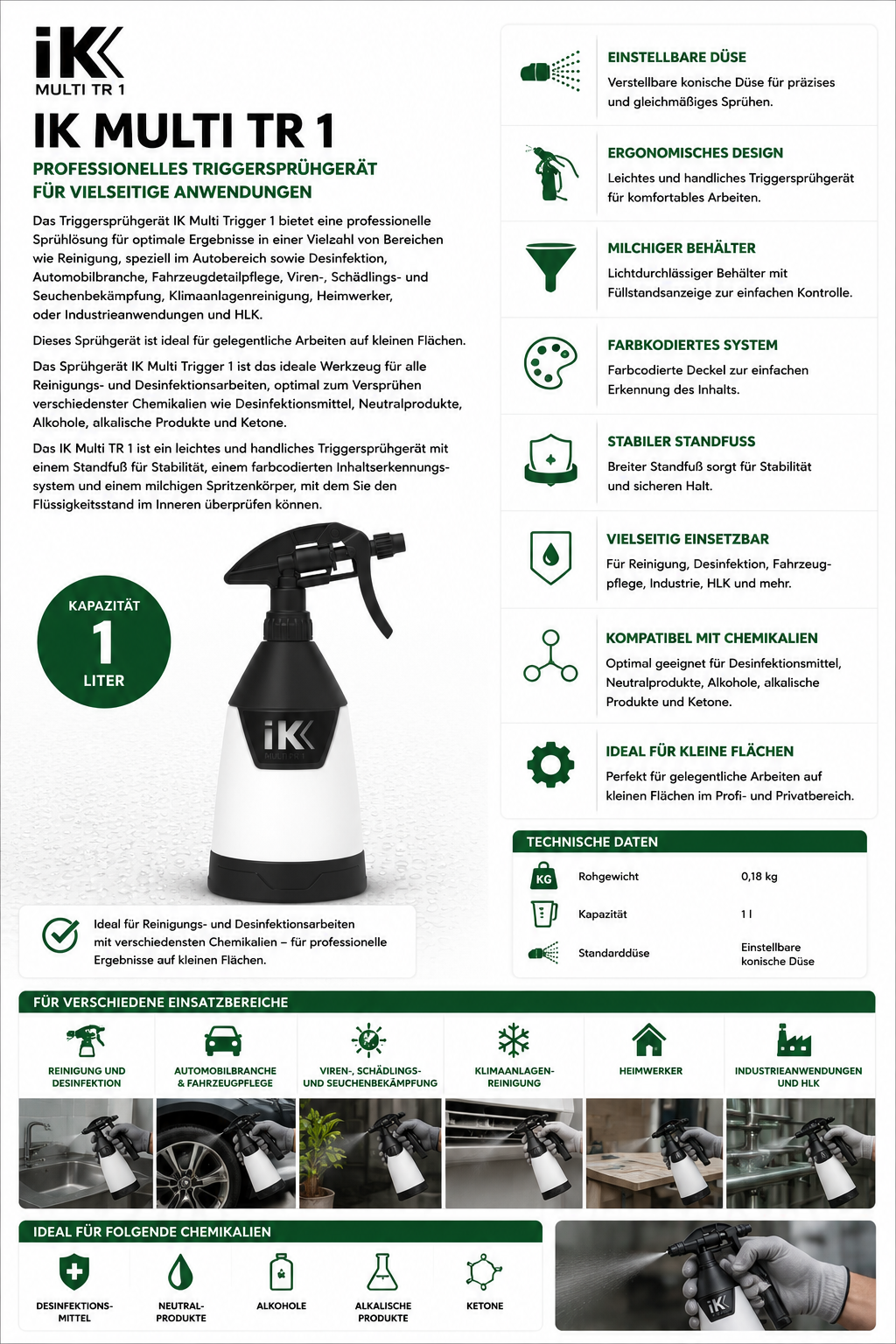 IK Handspritze Multi TR 1 (1L)