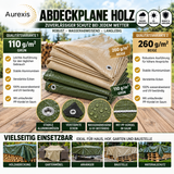 Aurexis Abdeckplane Holz