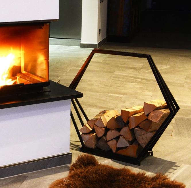 Aurexis Holzhalter 6 ecking schwarz groß oder klein