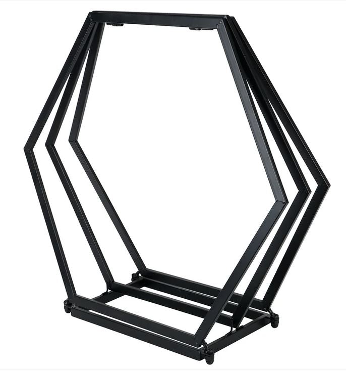 Aurexis Holzhalter 6 ecking schwarz groß oder klein
