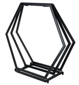 Aurexis Holzhalter 6 ecking schwarz groß oder klein
