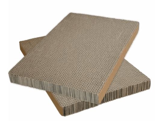 AUREXIS Kratzbrett Pappe Katzen "Scharfe Kralle" 2er 60x40cm o. 40x30cm o. Tablett