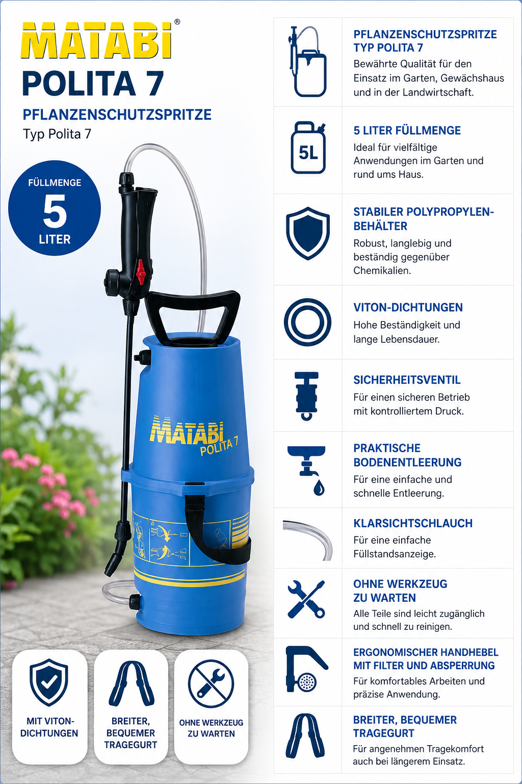 Matabi, Spritze 5L "Polita 7"