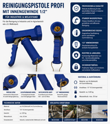Profi Reinigungspistole 1/2 Zoll IG
