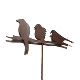 Aurexis Dekostecker Rostoptik 3 Vögel