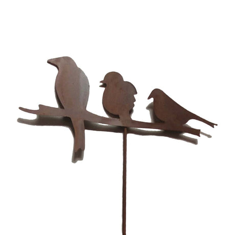 Aurexis Dekostecker Rostoptik 3 Vögel