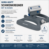Siro Soft Schwenkregner (16 Düsen)