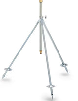 Dreibein-Stativ (Teleskop) 3/4" AG, mit MS-Muffe, Click-Stecker