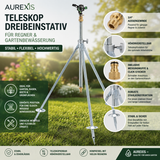 Dreibein-Stativ (Teleskop) 3/4" AG, mit MS-Muffe, Click-Stecker