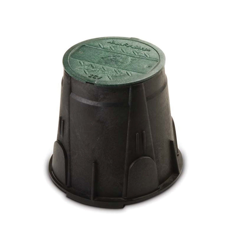 VB7RND – Runder Ventilkasten mit Deckel, schwarz
