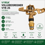 Vyrsa Kreissektorenregner V25