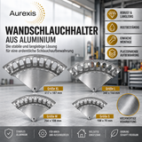 Aurexis Wandschlauchhalter Aluminium