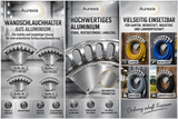 Aurexis Wandschlauchhalter Aluminium