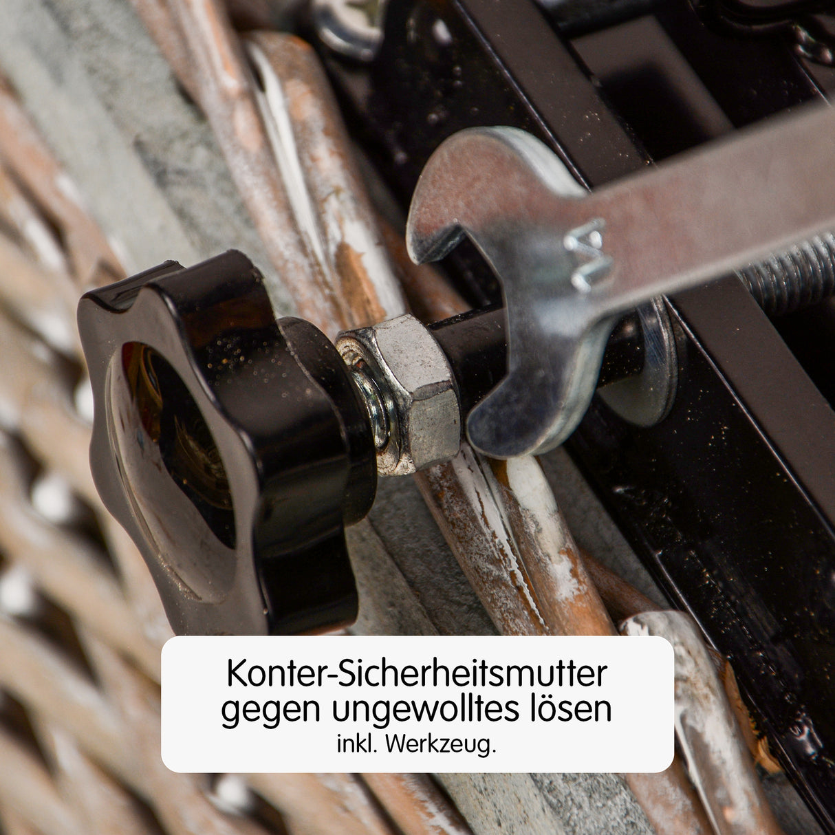 Aurexis Haustier Fahrradkorb hinten Weide oval