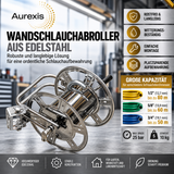Aurexis Wandschlauchabroller Edelstahl 3/4"